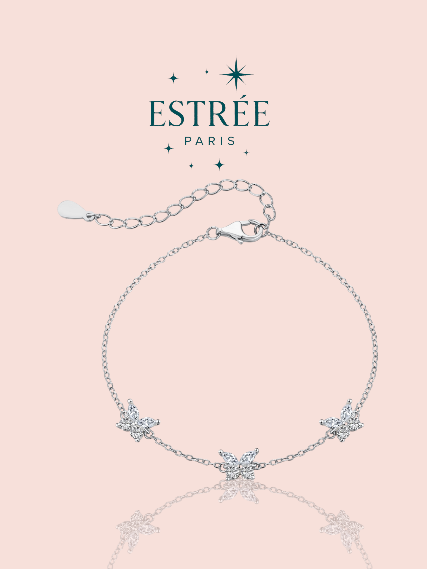 Bracelet Papillon - Argenté