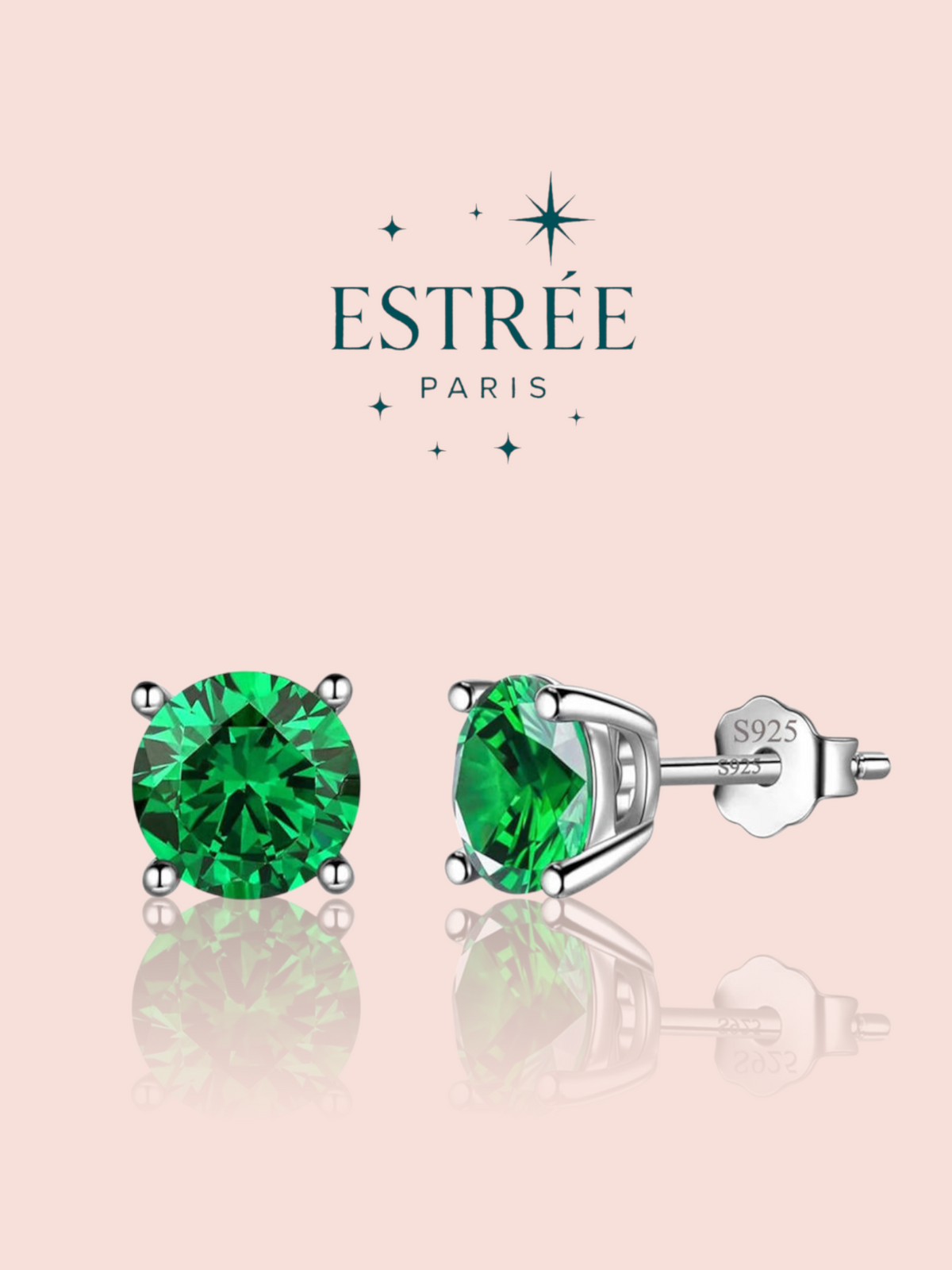 Boucles d’oreilles Pupuce Vertes