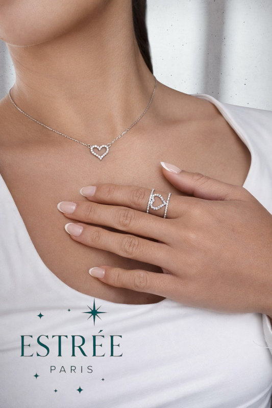 Bague Coeur - Argentée