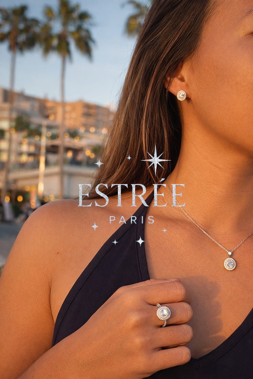 Bague Ice Halo - Moissanite Argent 925 💎