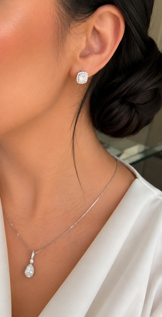 Dormeuses Eternia 💎- Moissanite Argent 925