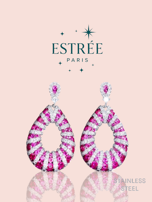 Glam Berry Earrings