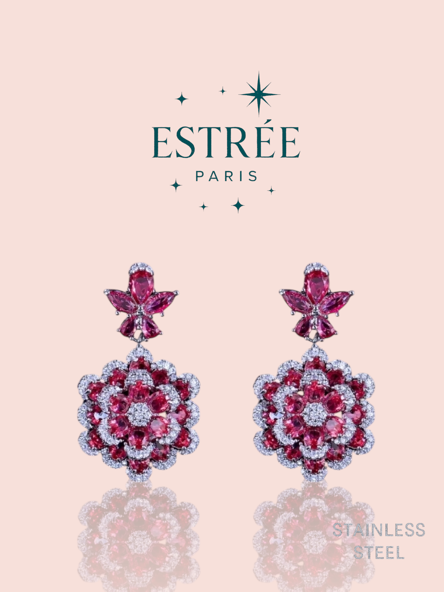 Boucles d'Oreilles Rosace Royale