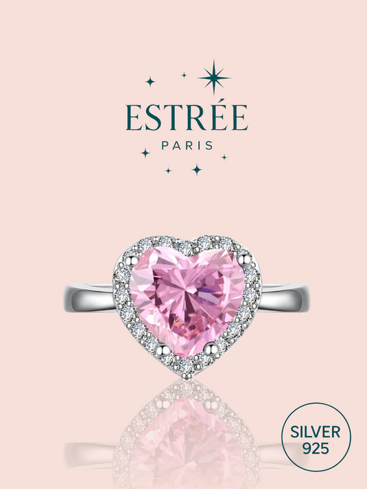 Rosy Heart Ring