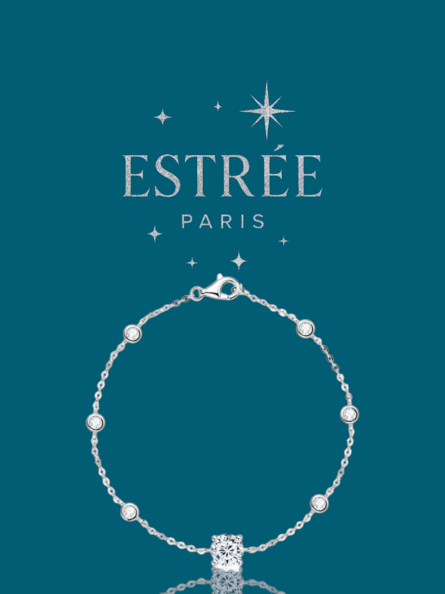 Bracelet Solitaire - Moissanite Argent 925 💎