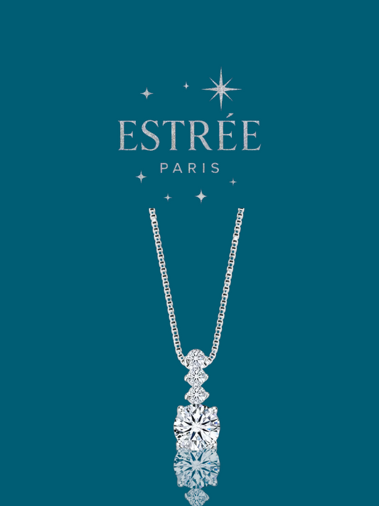 Collier Solitaire II💎- Moissanite Argent 925