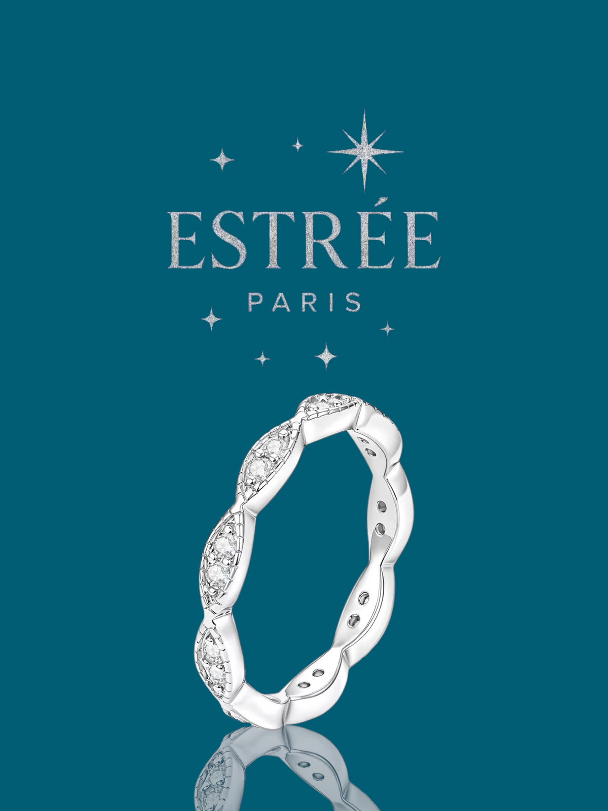 Alliance marquisette💎- Moissanite Argent 925