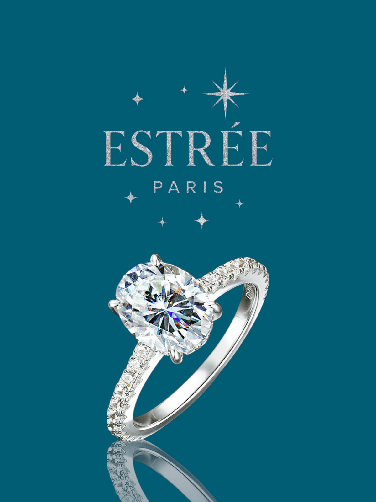 Bague Baby Luna💎- Moissanite Argent 925