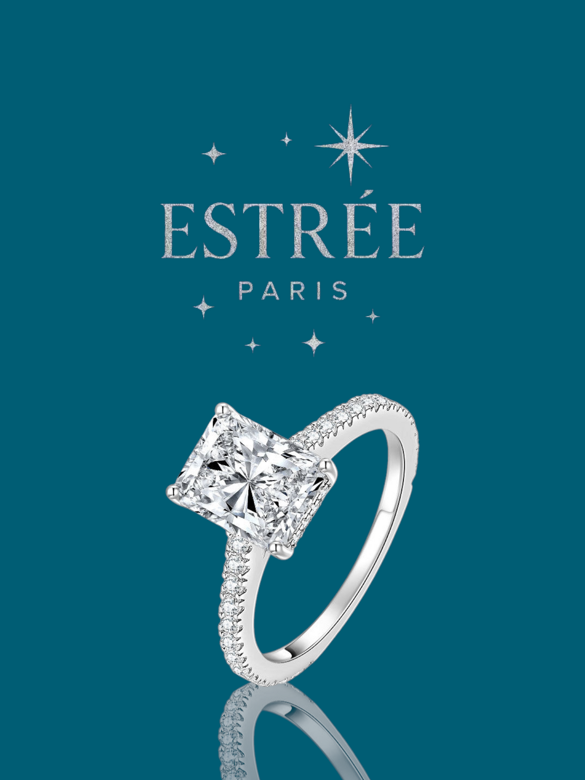 Bague Baby Whisper 💎- Moissanite Argent 925