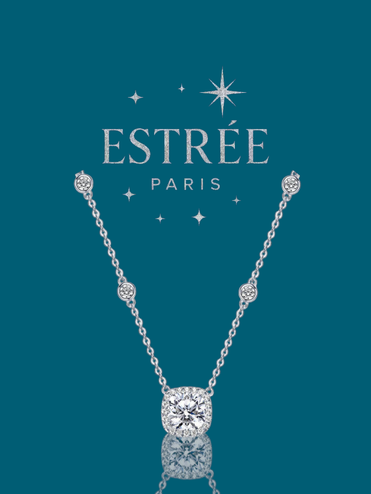 Collier Eternal Glow - Moissanite Argent 925 💎