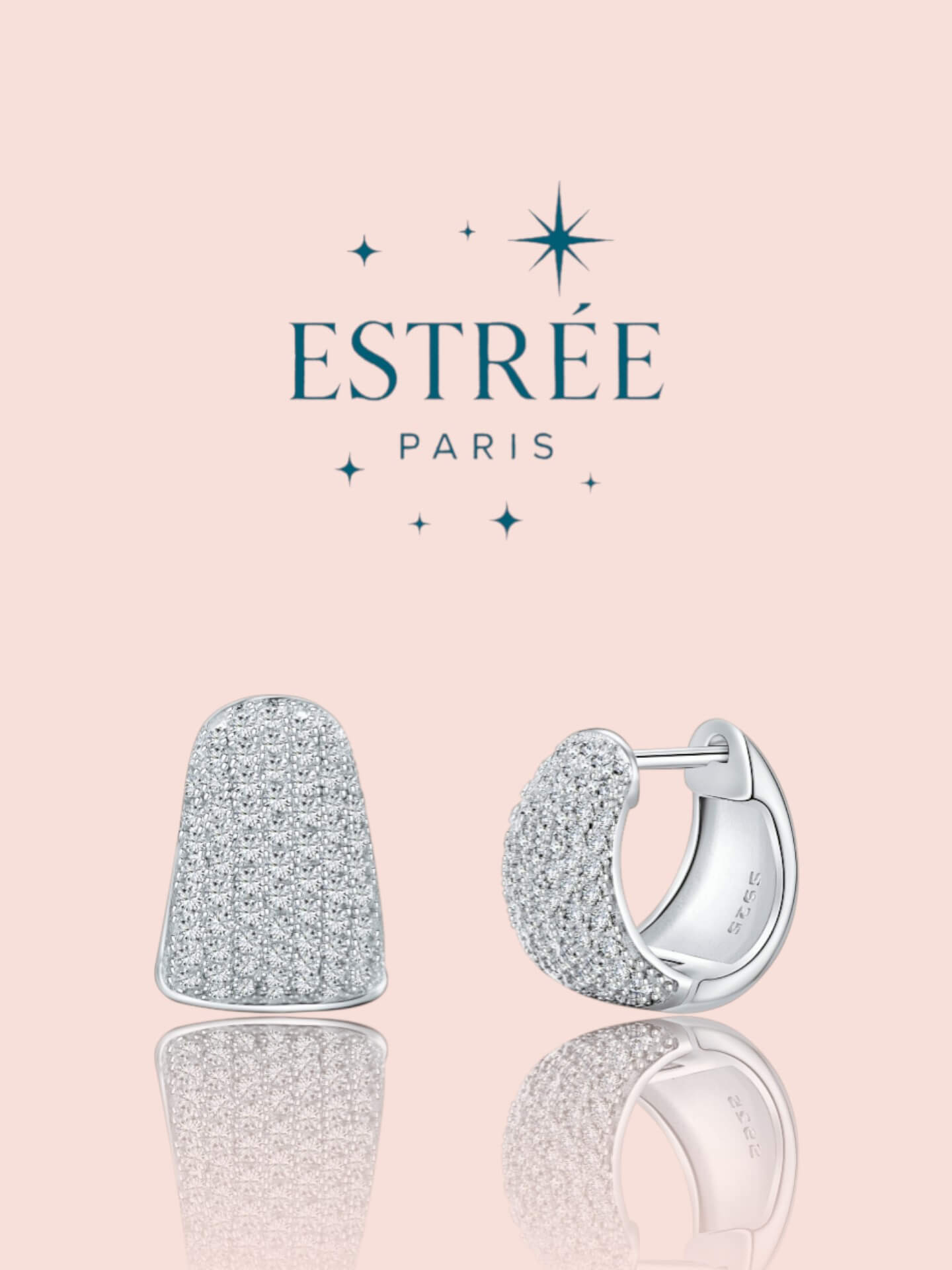 Blush Clover Earrings