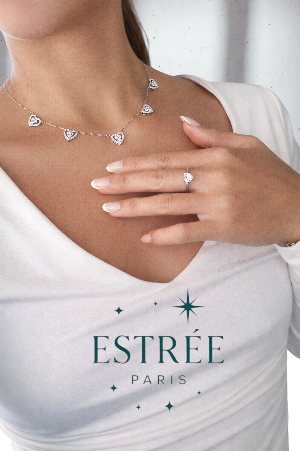 Collier Multi Heart