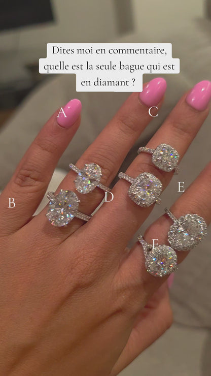 Bague Eternia - Moissanite Argent 925 💎