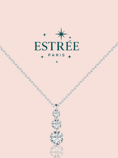 Collier T-drop - Argent 925