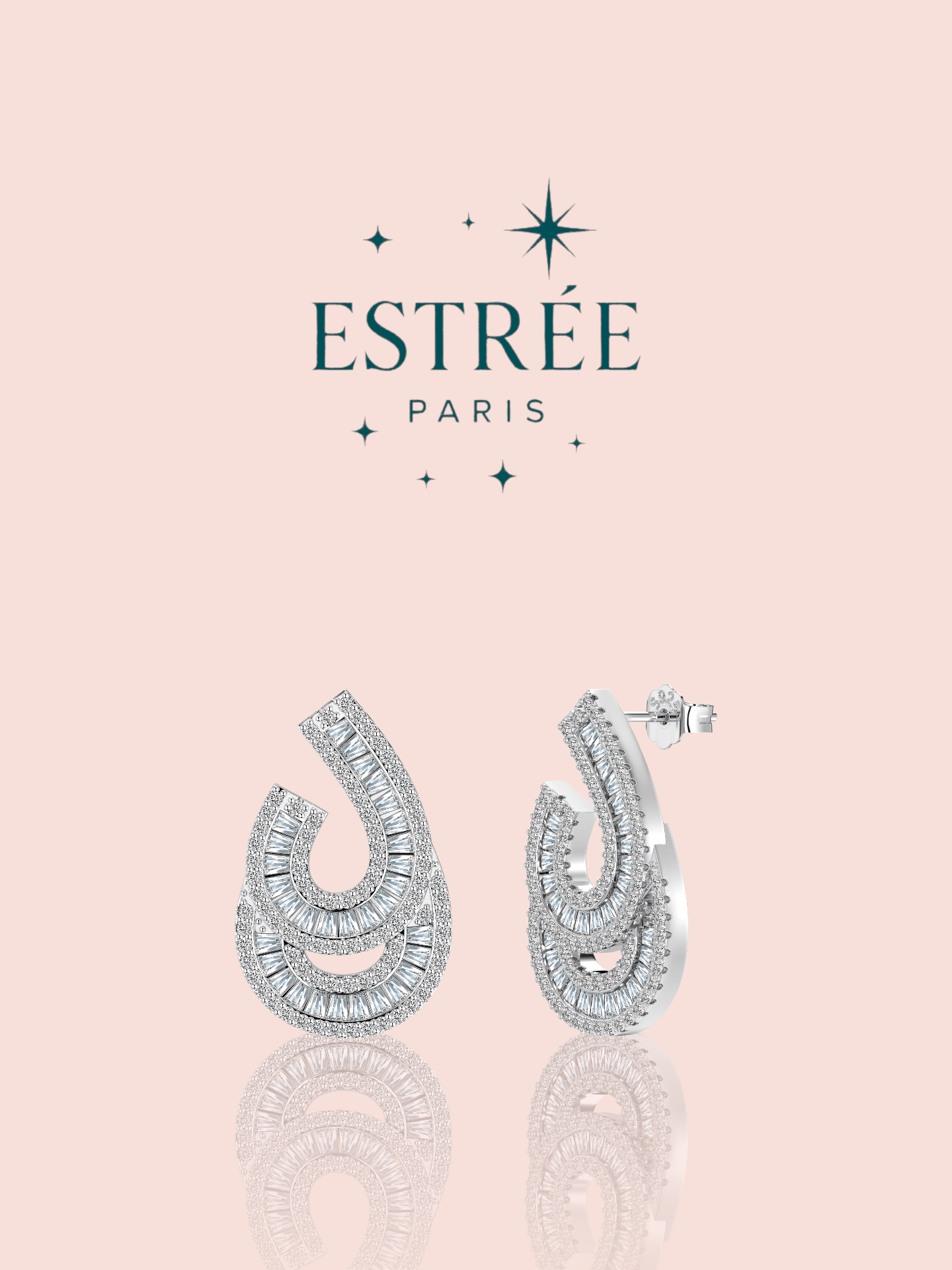 Boucles d’oreilles Baguette Spark
