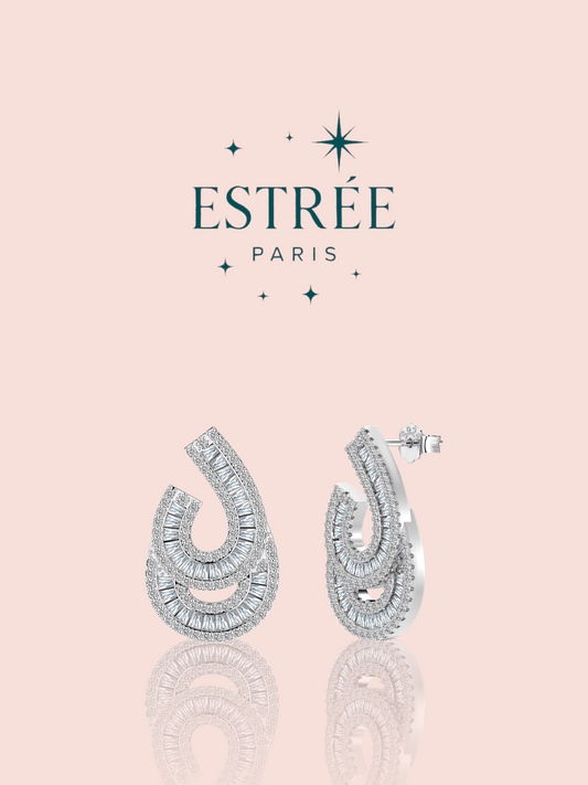 Boucles d’oreilles Baguette Spark